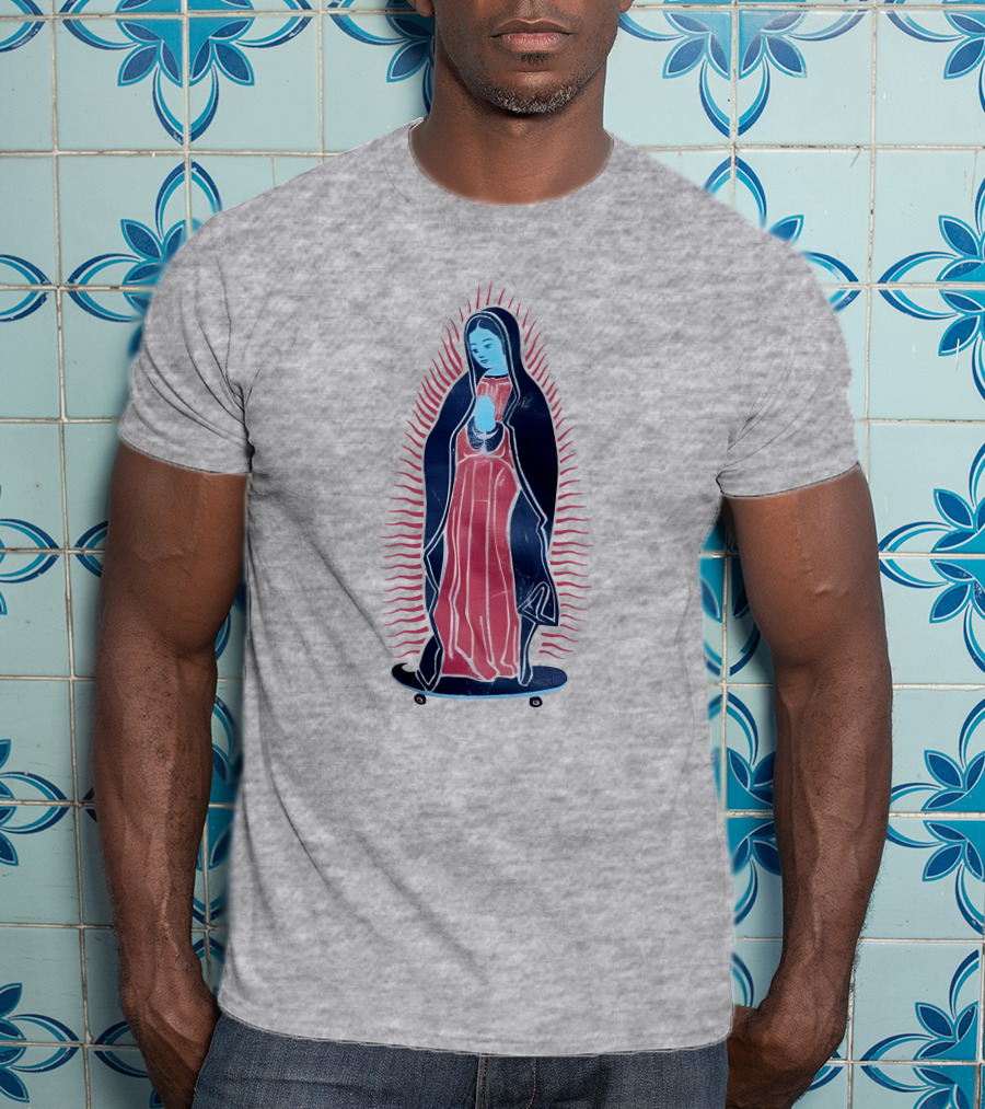 Our Lady Of Guadalupe Skateboard Iconic T-Shirt