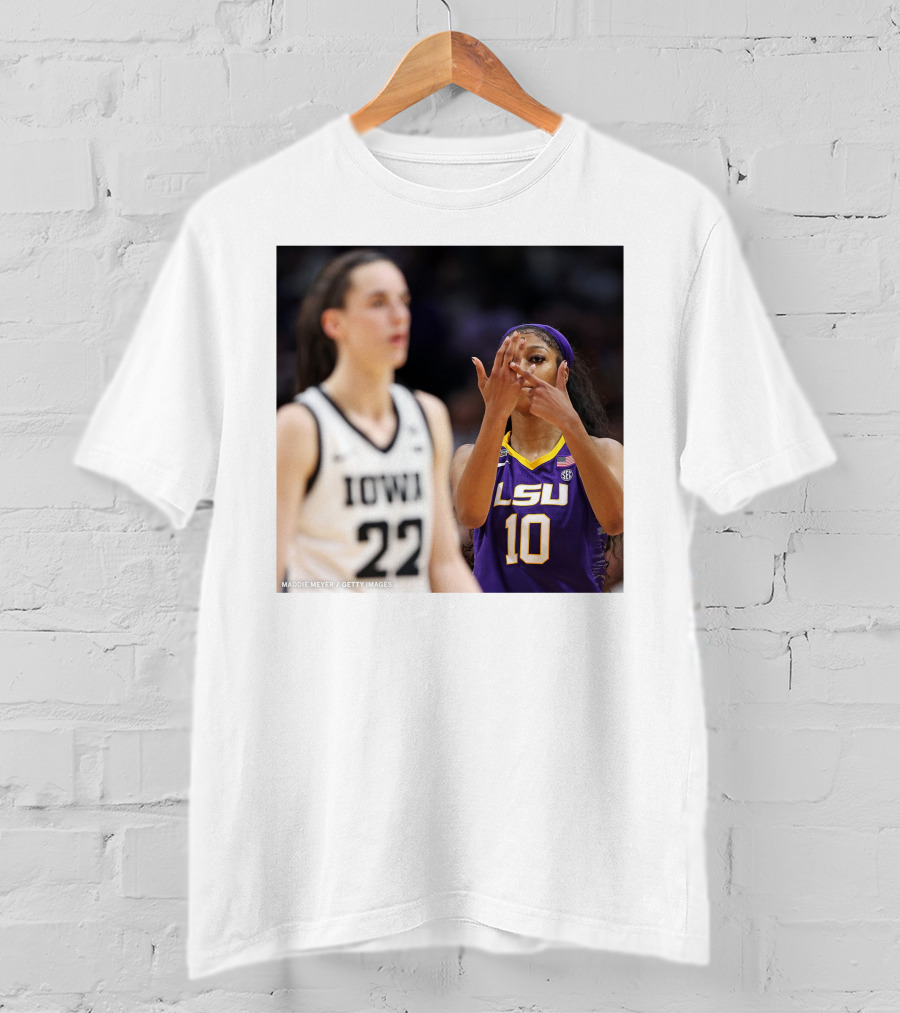 LSU Reese 10 Makes You Can’t See Me Gesture Against Iowa T-Shirt