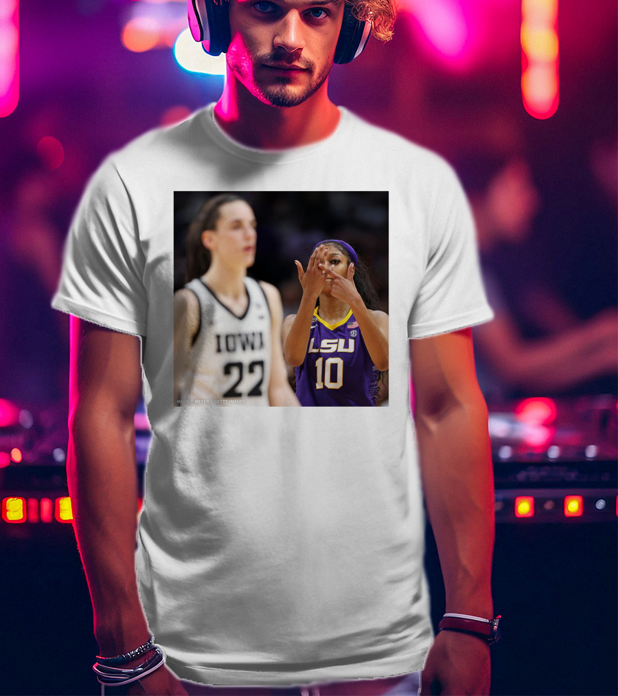 LSU Reese 10 Makes You Can’t See Me Gesture Against Iowa T-Shirt
