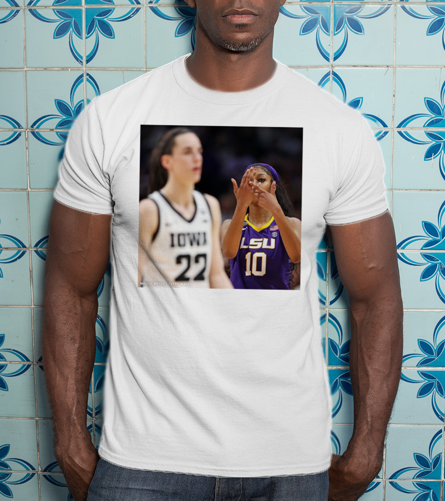 LSU Reese 10 Makes You Can’t See Me Gesture Against Iowa T-Shirt