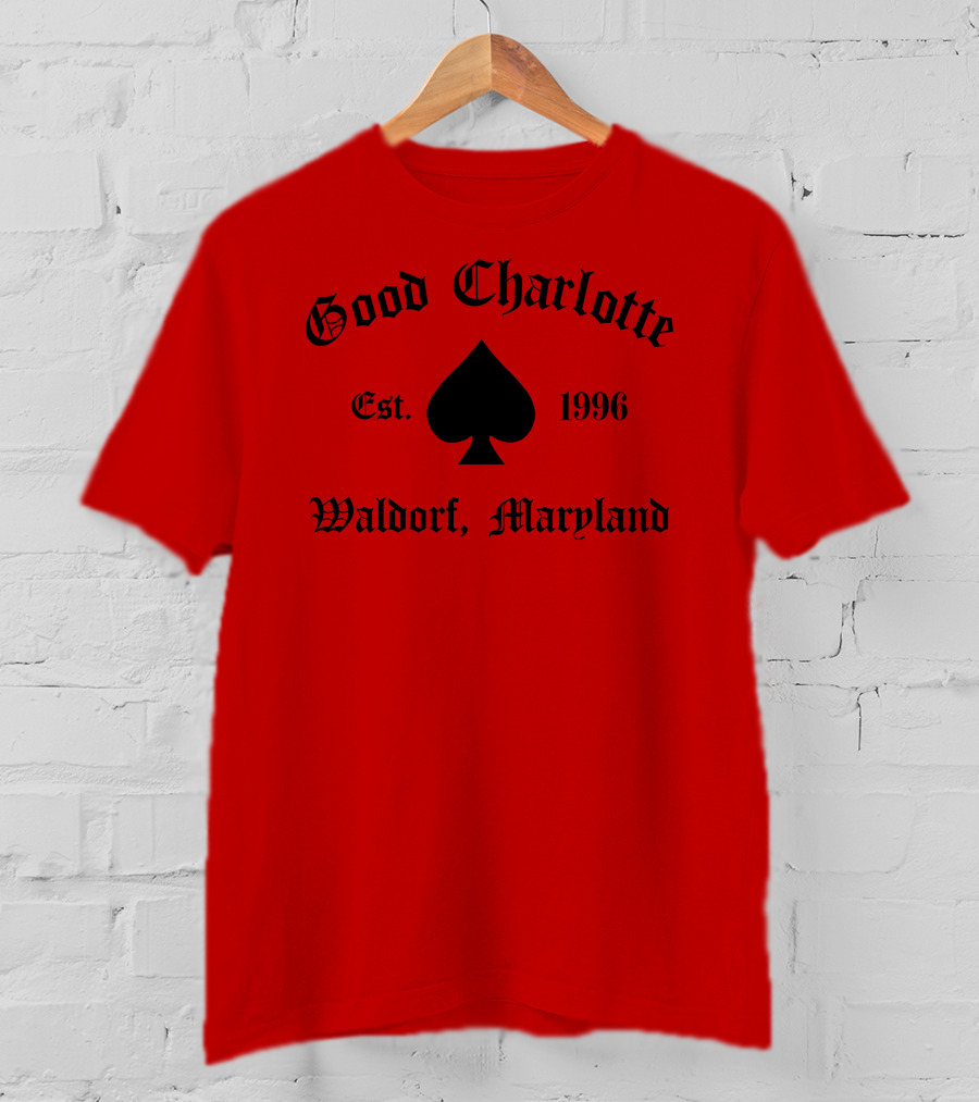 Good Charlotte Est. 1996 Waldorf Maryland Spade T-Shirt