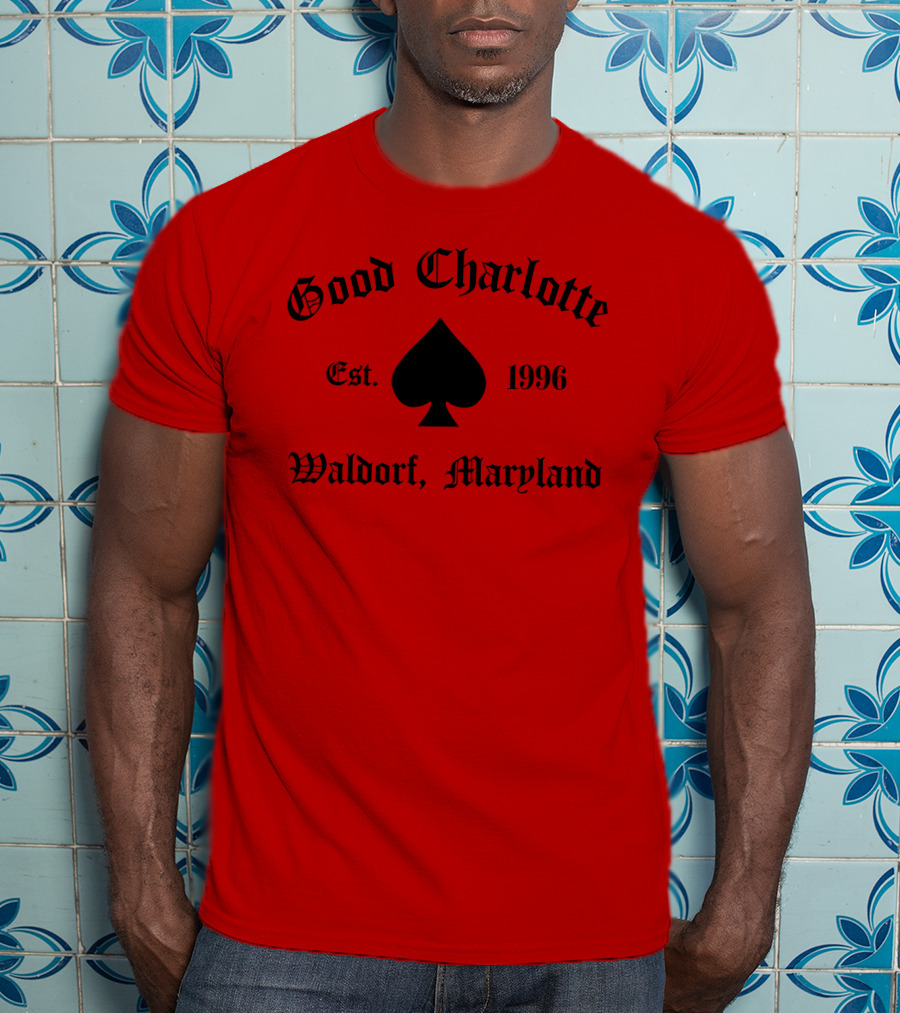 Good Charlotte Est. 1996 Waldorf Maryland Spade T-Shirt