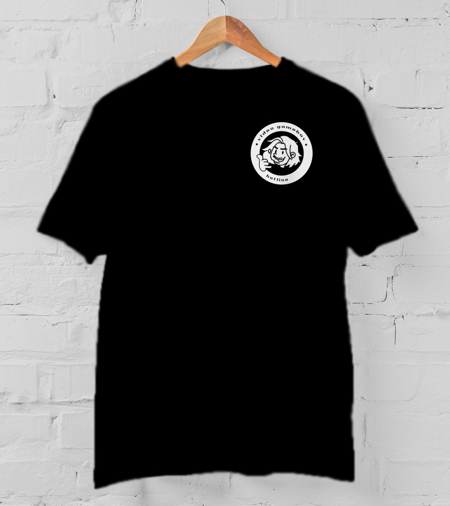 Game Grumps Video Game Boy Hotline Character Circle Emblem T-Shirt