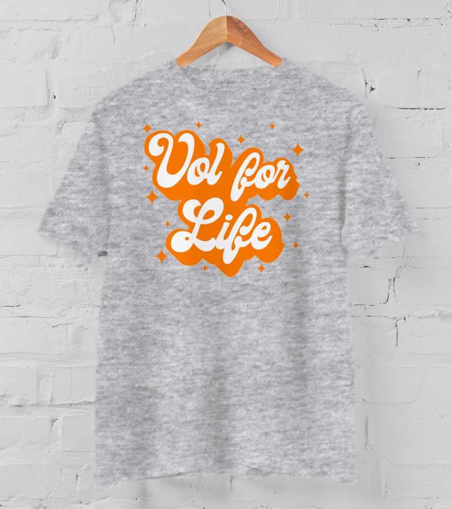 Vol For Life Tennessee Pride Orange And White T-Shirt