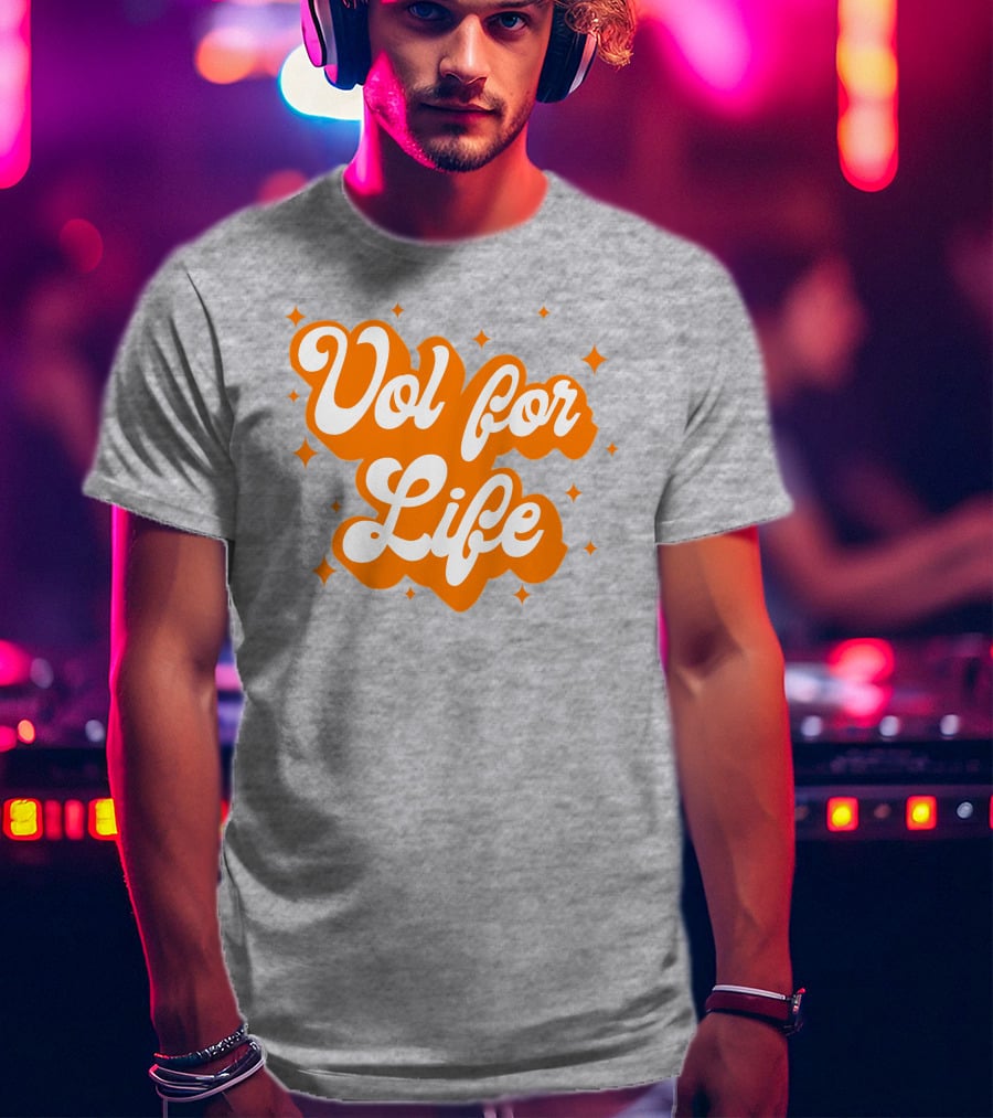 Vol For Life Tennessee Pride Orange And White T-Shirt