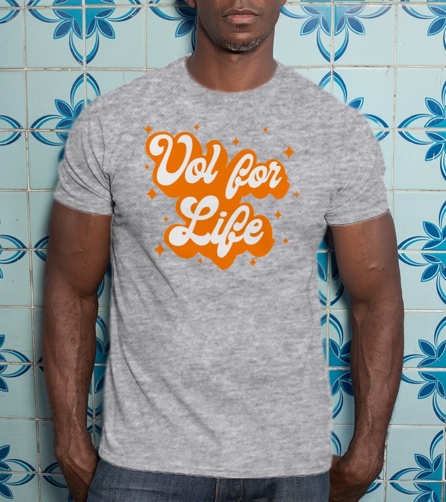 Vol For Life Tennessee Pride Orange And White T-Shirt