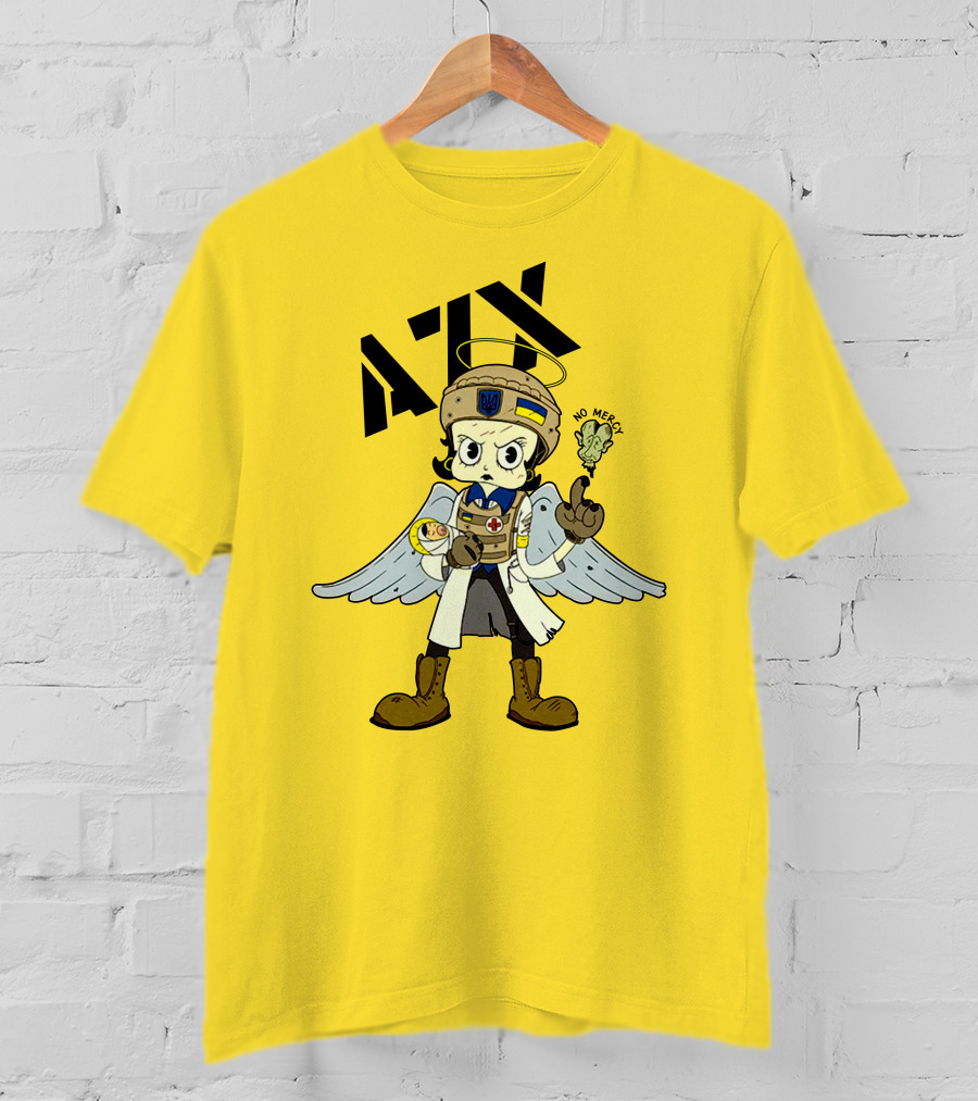 Azov Guardian Sunflower No Mercy Angel T-Shirt