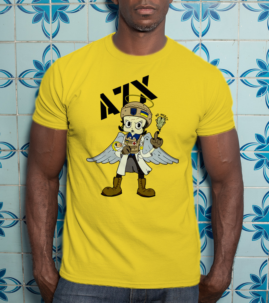 Azov Guardian Sunflower No Mercy Angel T-Shirt