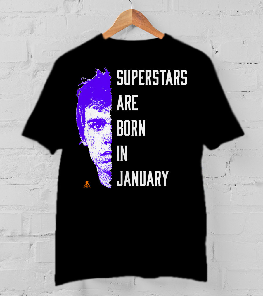 Connor McDavid Superstars Are Born In January NHL T-Shirt
