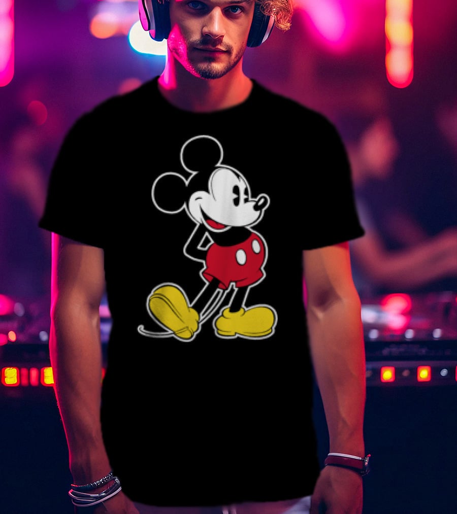 Disney Classic Mickey Mouse Standing Pose T-Shirt