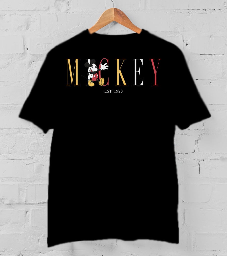 Mickey Mouse Est. 1928 Classic Disney Character T-Shirt