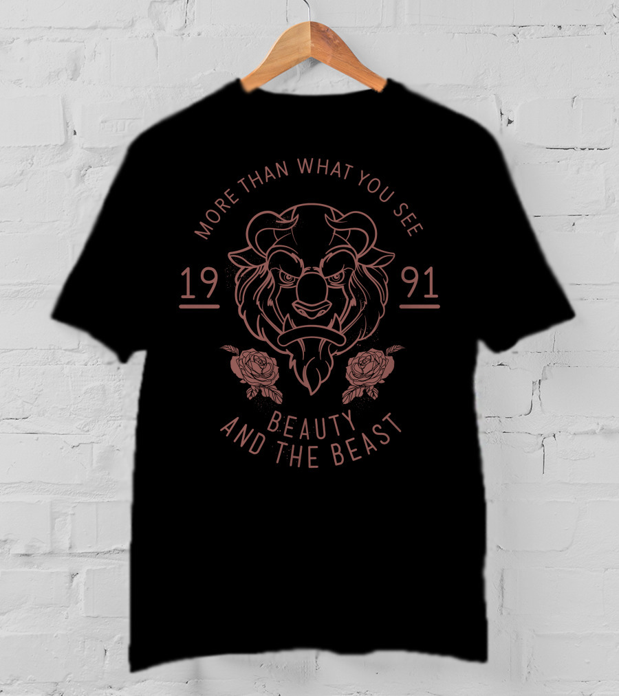 More Than What You See 1991 Beauty And The Beast T-Shirt