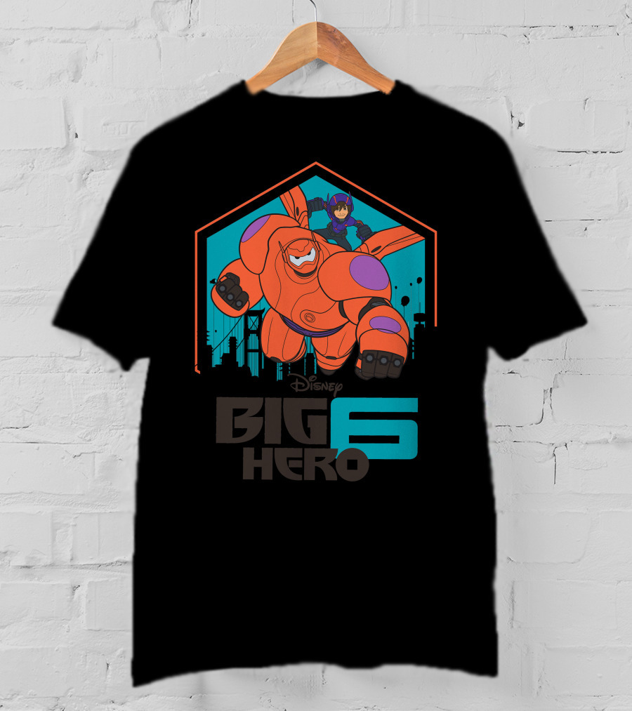 Disney Big Hero 6 Baymax And Hiro Flying Adventure T-Shirt