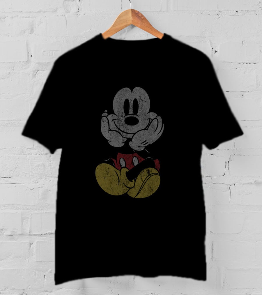 Mickey Mouse Classic Vintage Style Disney Chillin' T-Shirt