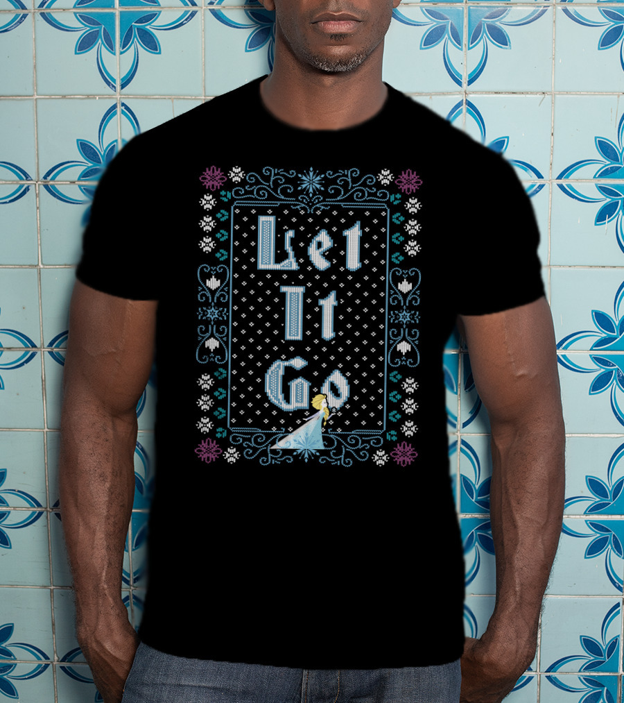 Frozen Elsa Let It Go Snowflake T-Shirt