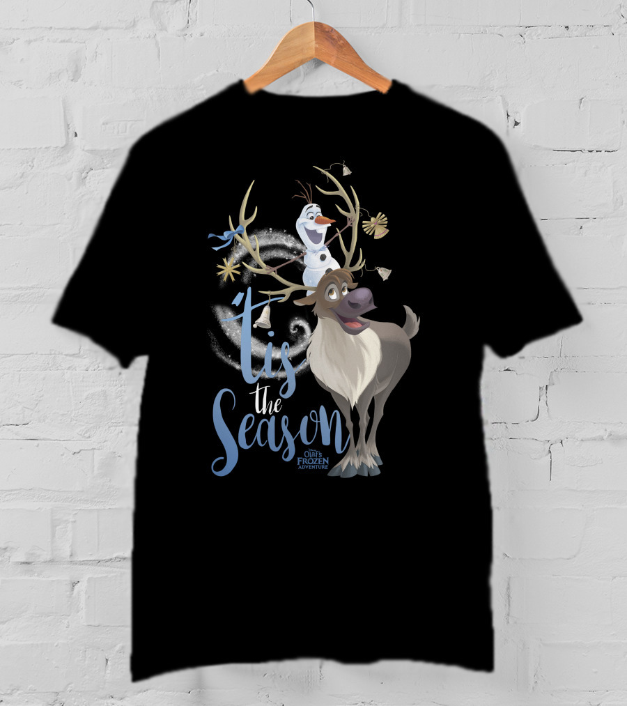 Tis The Season Disney Olaf Sven Olaf's Frozen Adventure T-Shirt