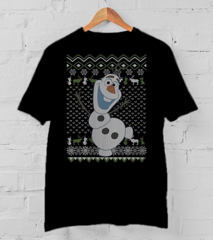 Disney Frozen Olaf Sven Christmas T-Shirt