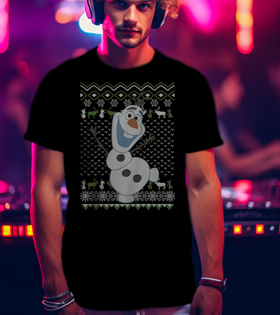 Disney Frozen Olaf Sven Christmas T-Shirt