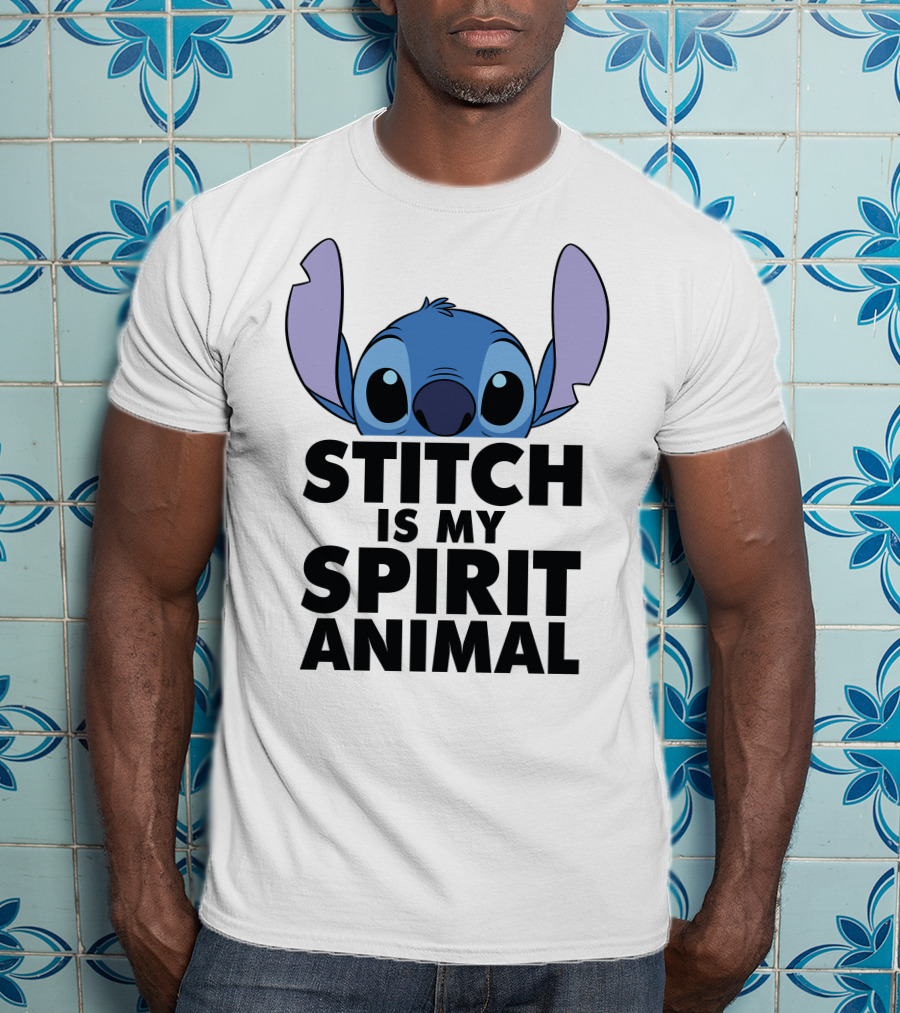 Disney Lilo And Stitch Is My Spirit Animal Tie Dye T-Shirt