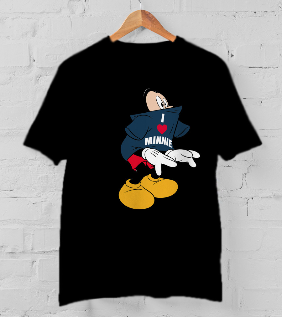 Mickey I Love Minnie Disney T-Shirt