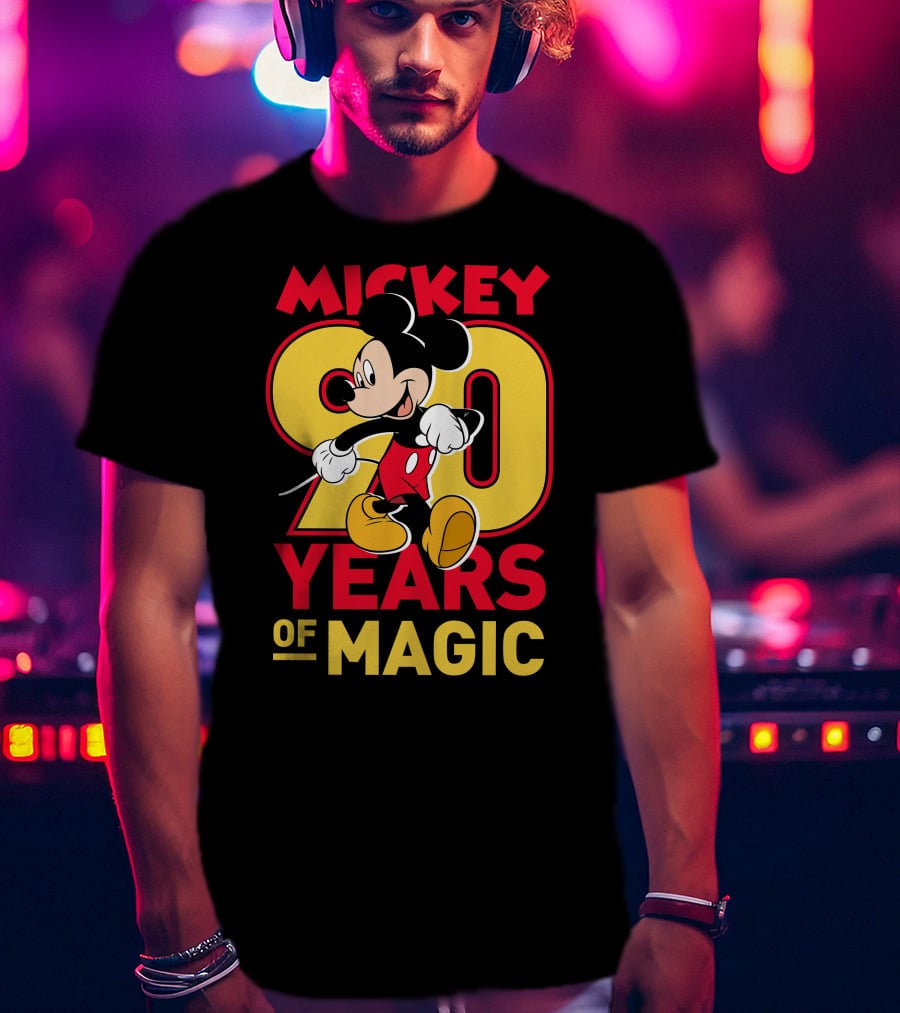 Mickey Mouse 90 Years Of Magic Disney T-Shirt