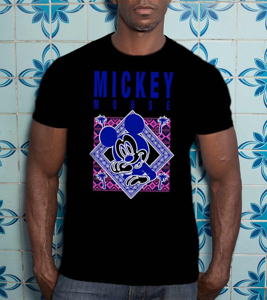 Mickey Mouse Bandana Tropical T-Shirt