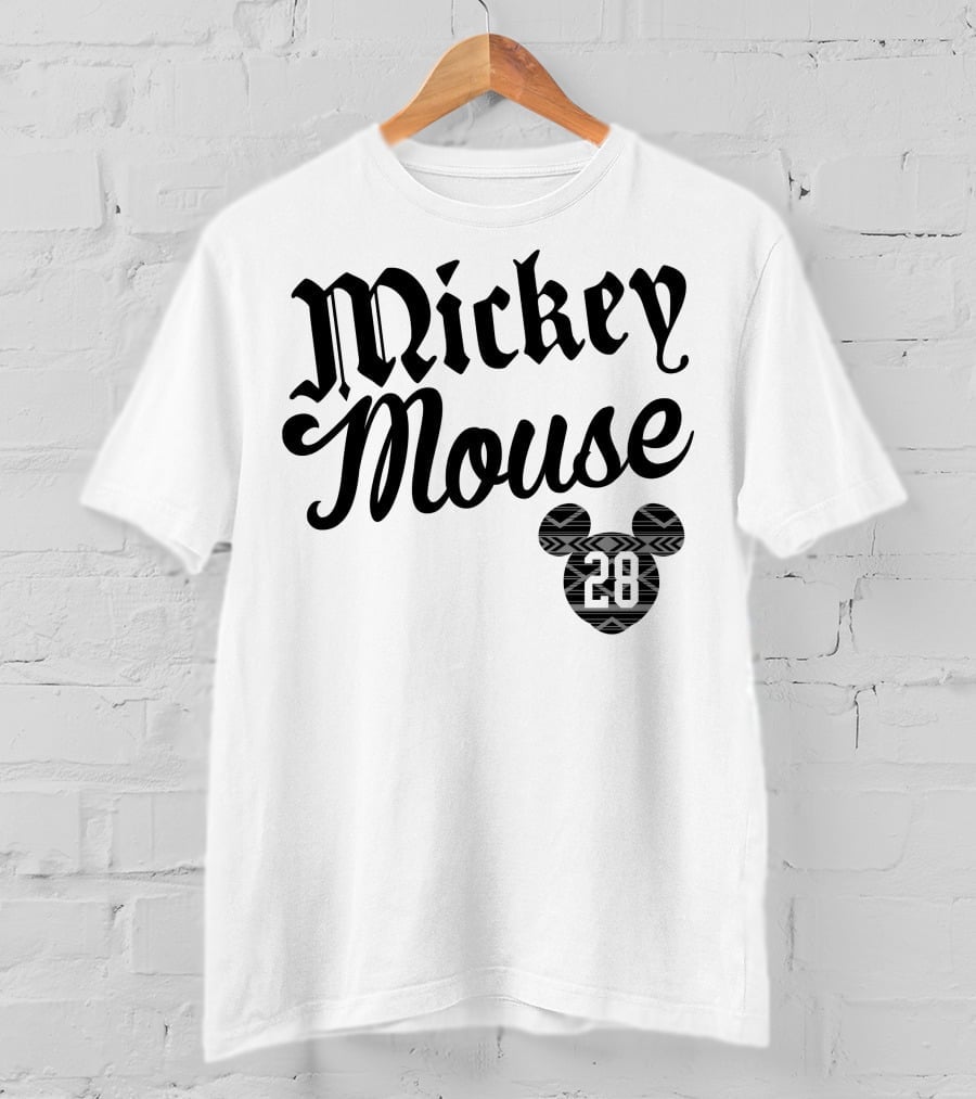 Mickey Mouse 28 Tribal T-Shirt