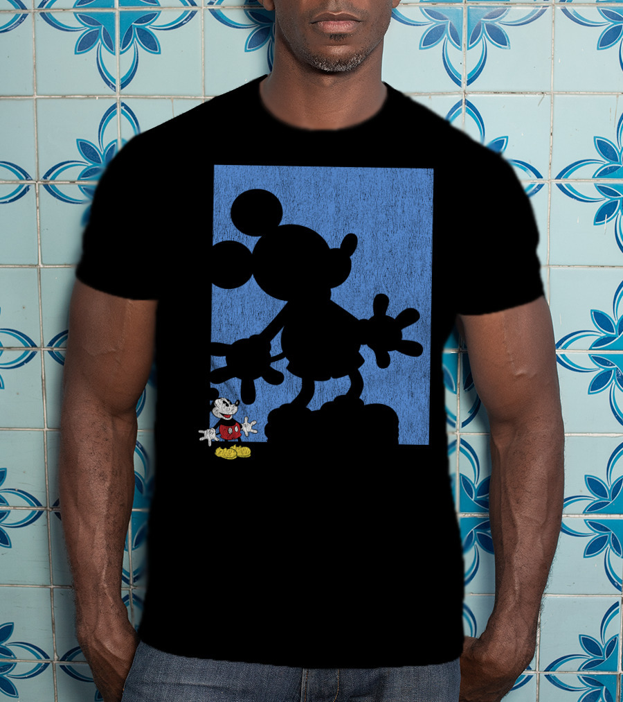 Disney Mickey Mouse Shadow Classic Iconic Pose T-Shirt