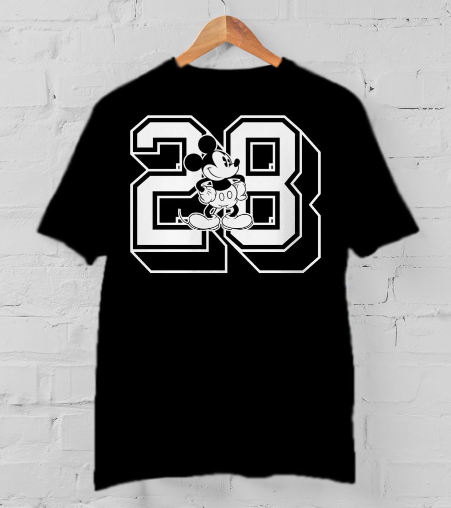 Mickey Mouse 28 Sporty Stance T-Shirt