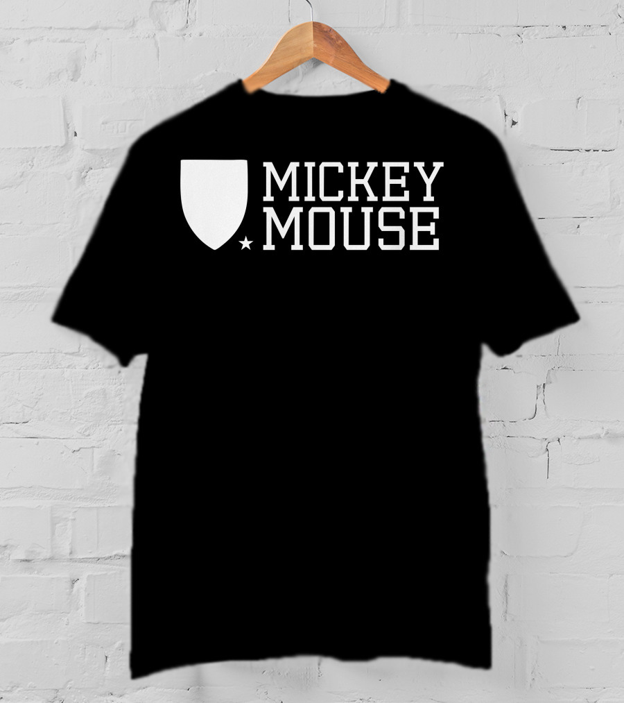 Mickey Mouse University Shield Emblem T-Shirt