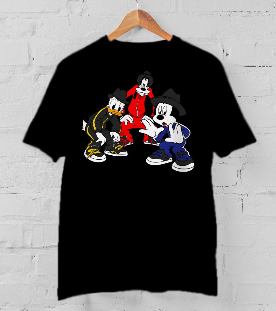 Disney Mickey Donald Goofy Hip Hop T-Shirt