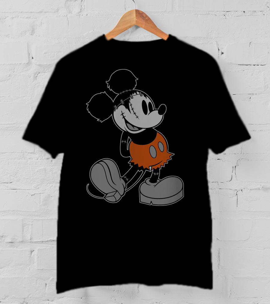 Disney FrankenMickey Halloween Character Mash-Up T-Shirt