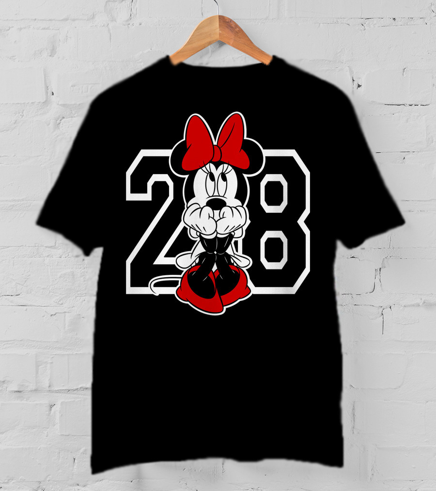 Disney Minnie Mouse 28 Retro Style Classic T-Shirt