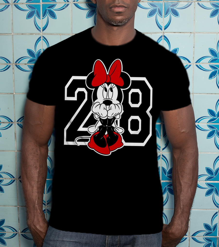 Disney Minnie Mouse 28 Retro Style Classic T-Shirt