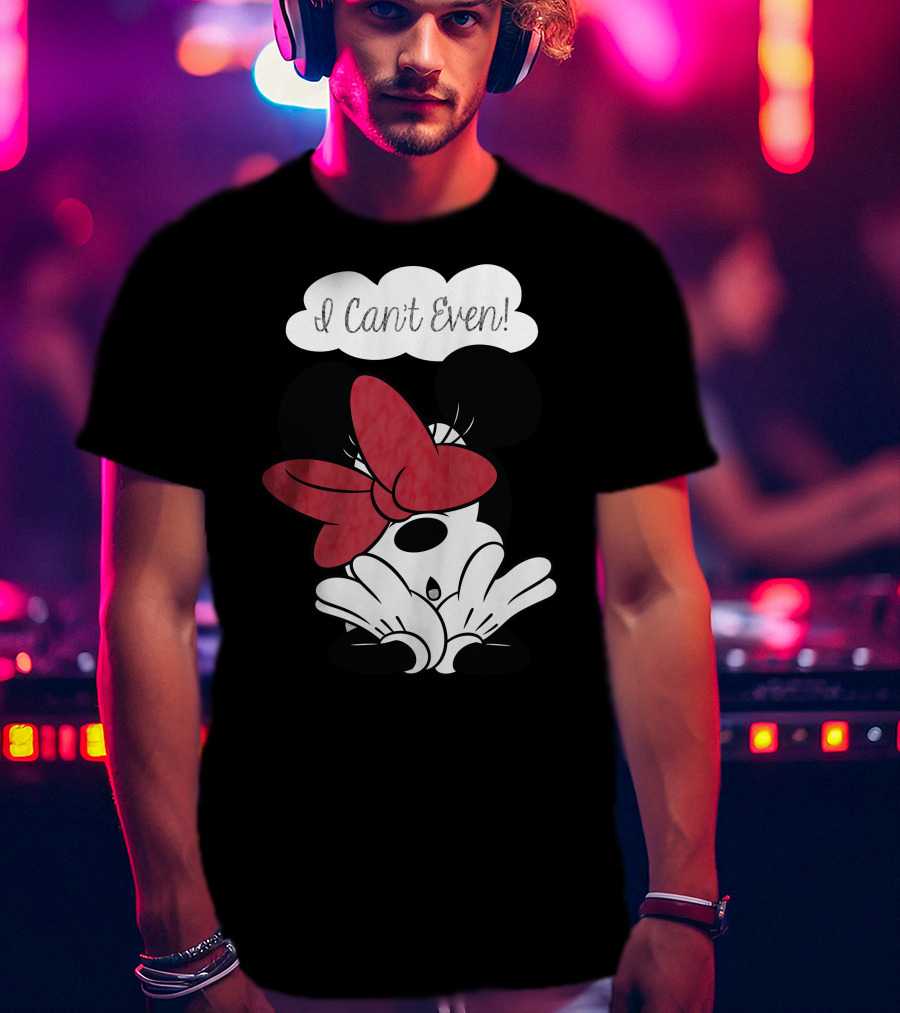 Minnie Mouse I Can't Even Disney Iconic Expression T-Shirt