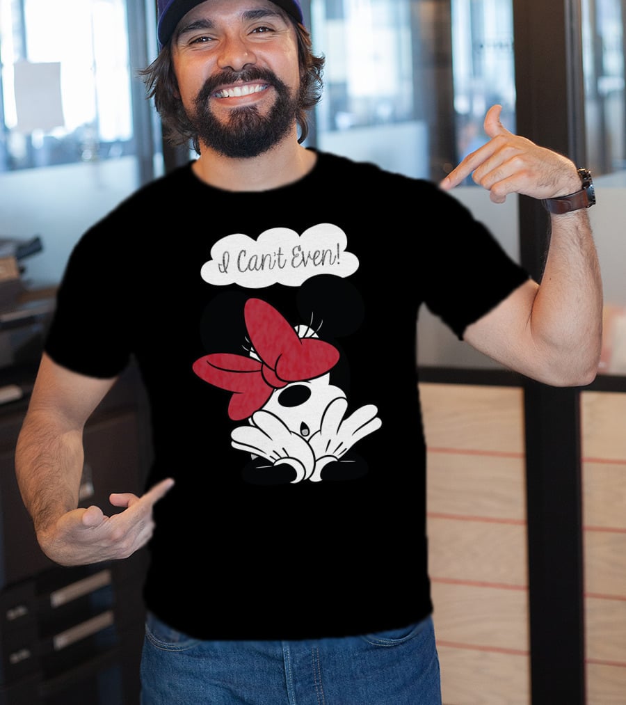 Minnie Mouse I Can't Even Disney Iconic Expression T-Shirt