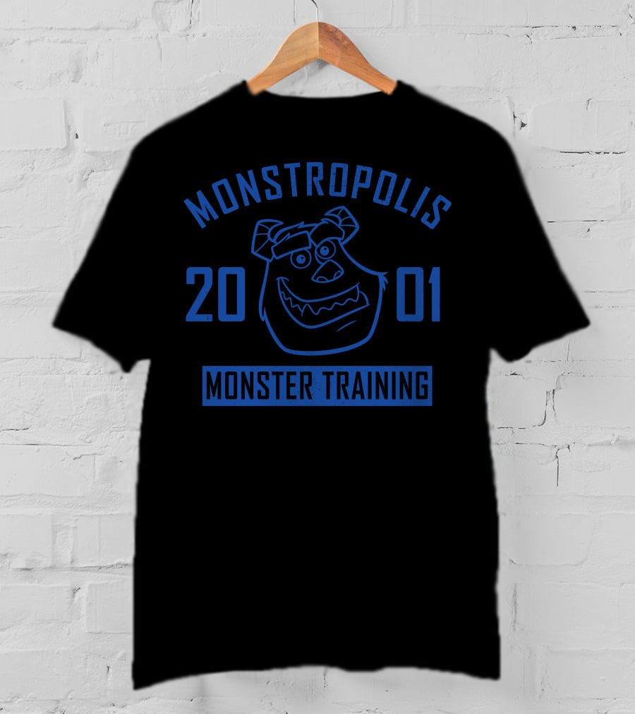 Monstropolis Monster Training 2001 Disney Pixar Monsters T-Shirt