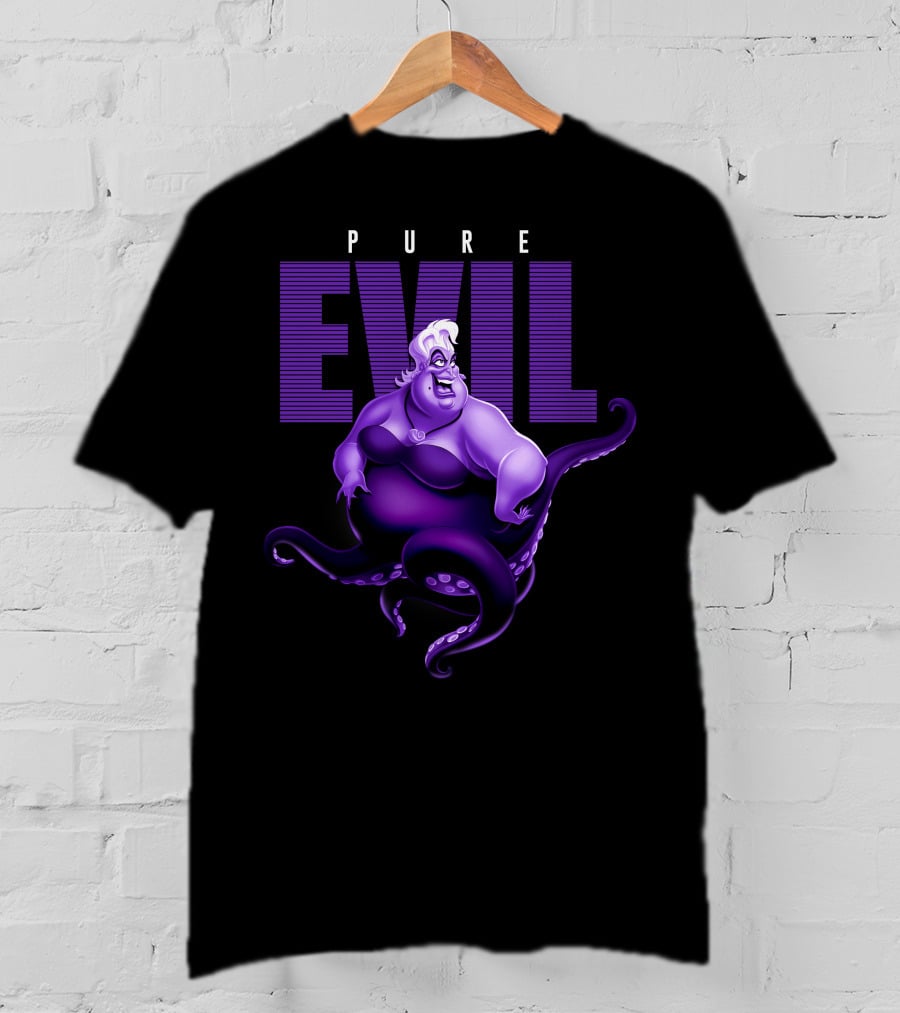 Disney Ursula Pure Evil Villainous Iconic T-Shirt