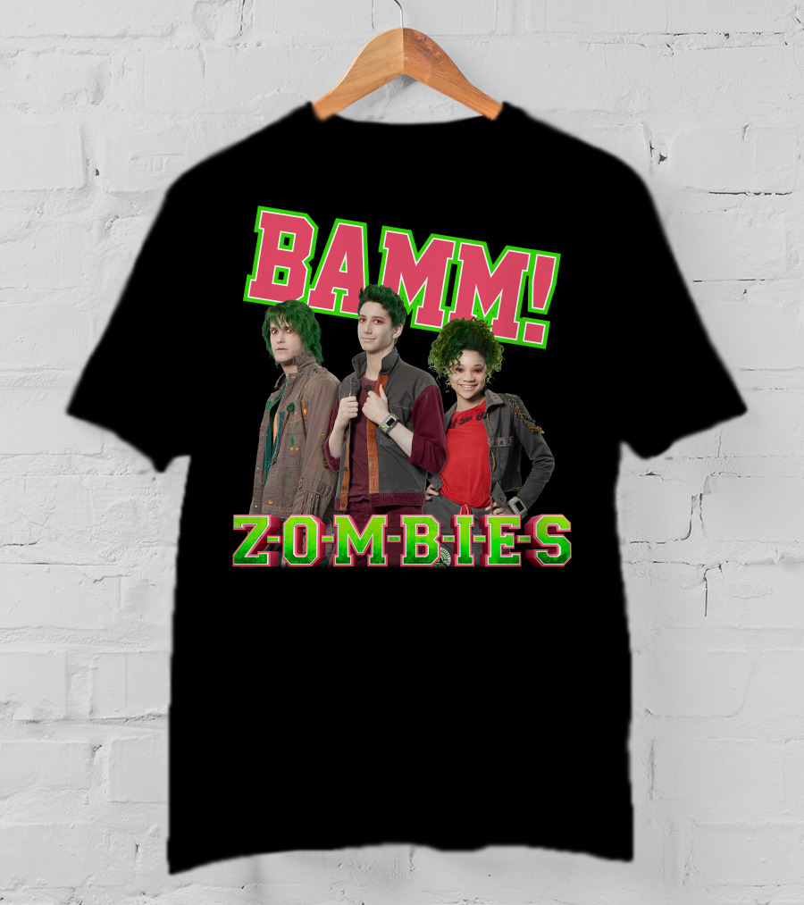 Bamm Zombies Disney Movie Characters T-Shirt