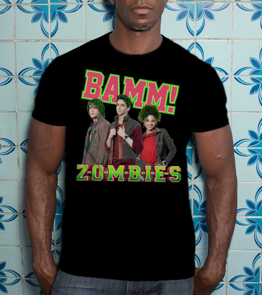 Bamm Zombies Disney Movie Characters T-Shirt