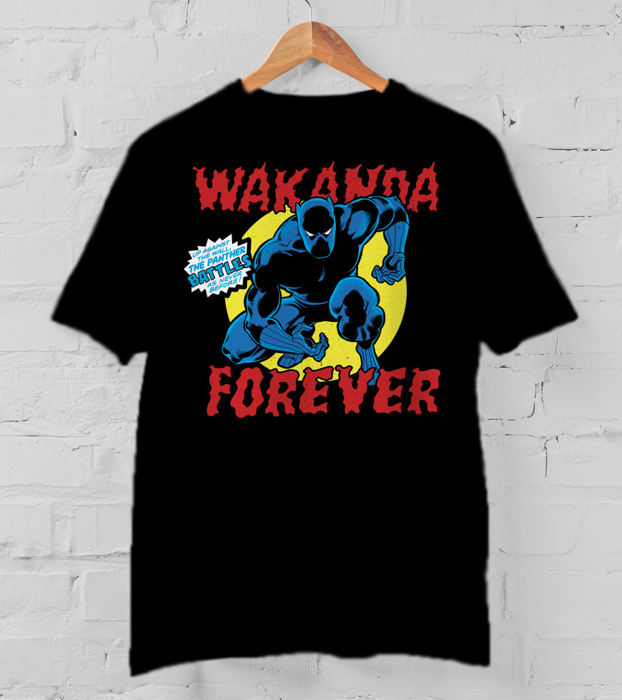 Wakanda Forever Marvel Black Panther Up Against The Panther Battles As Never Before T-Shirt