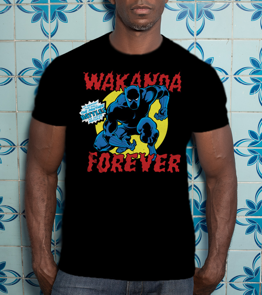 Wakanda Forever Marvel Black Panther Up Against The Panther Battles As Never Before T-Shirt
