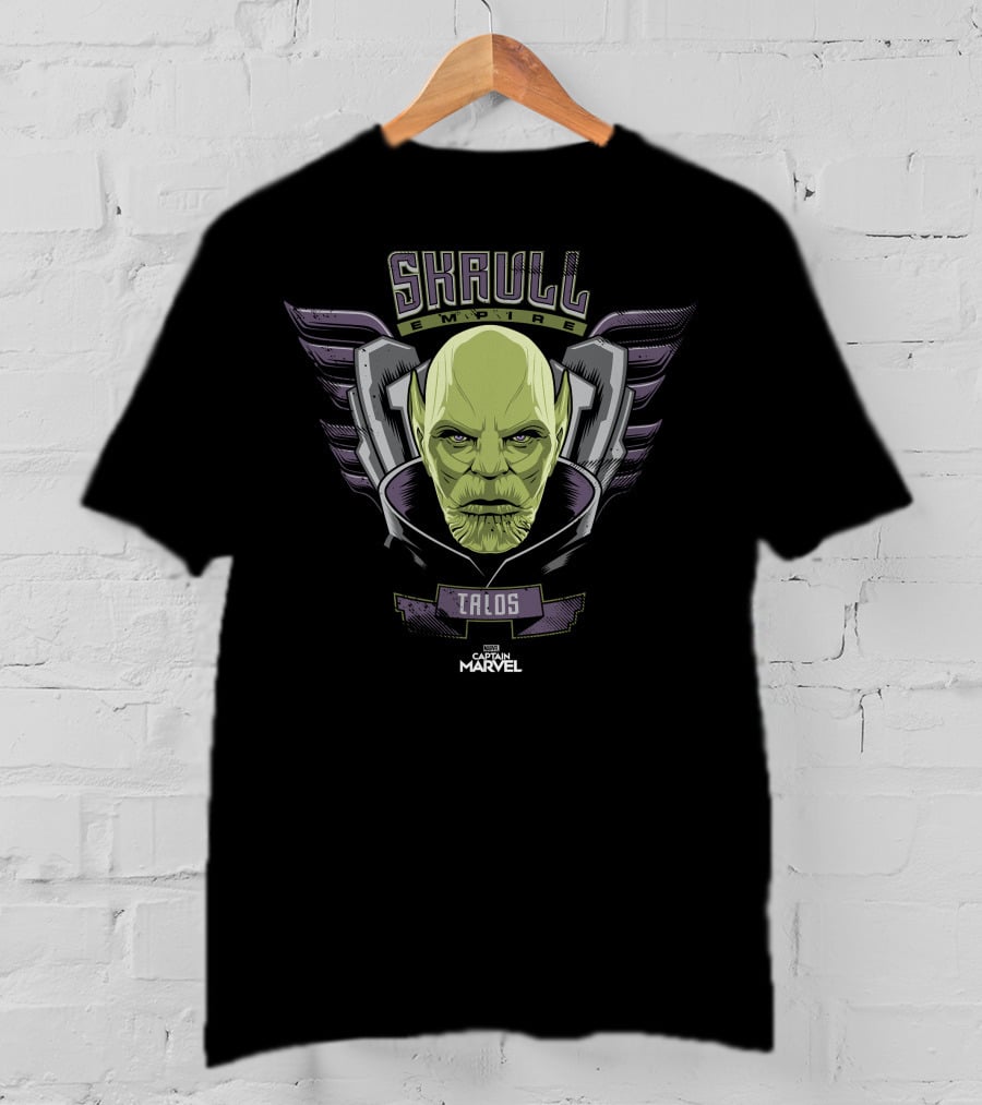 Marvel Captain Marvel Skrull Empire Talos Character T-Shirt