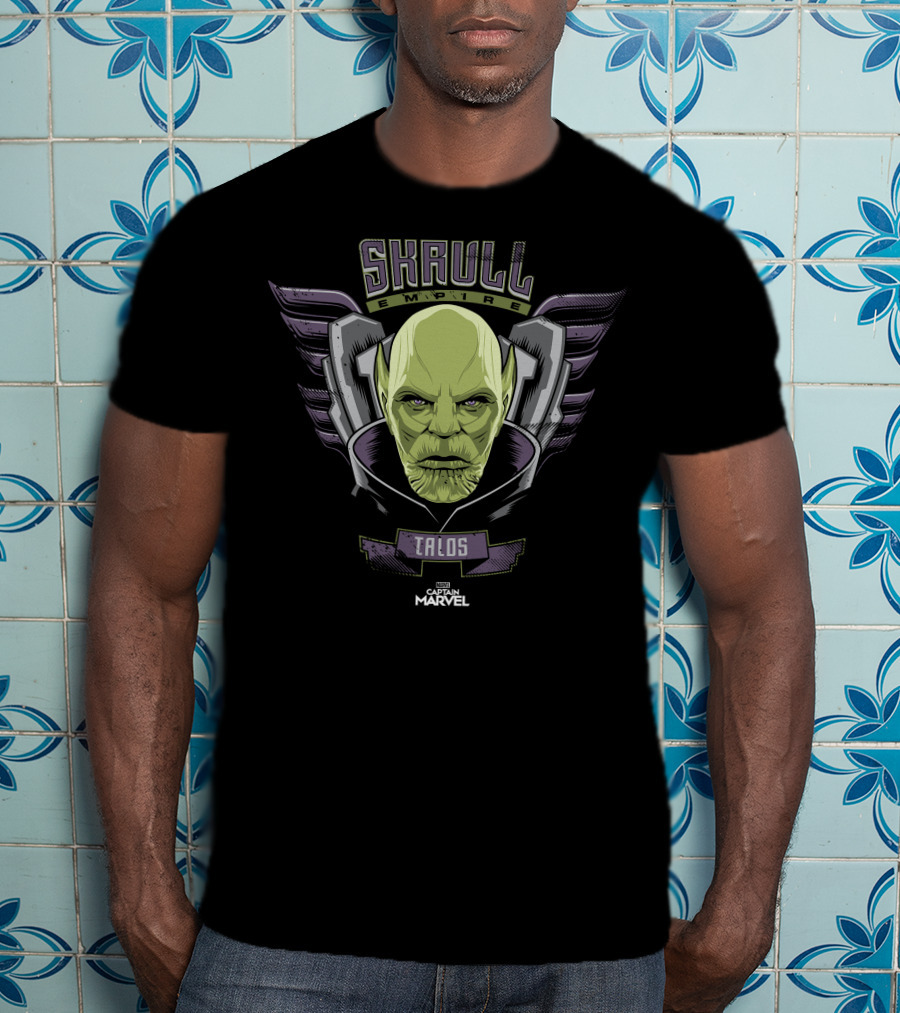 Marvel Captain Marvel Skrull Empire Talos Character T-Shirt