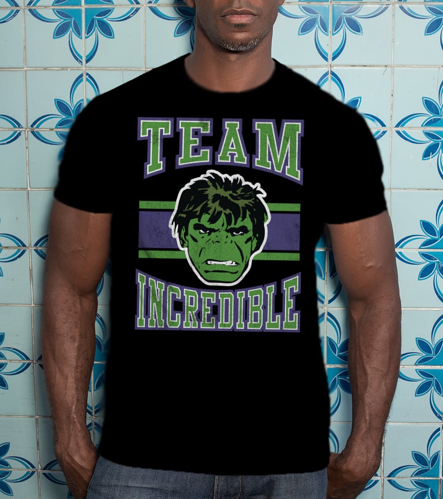 Marvel Classic Team Incredible Hulk Retro T-Shirt
