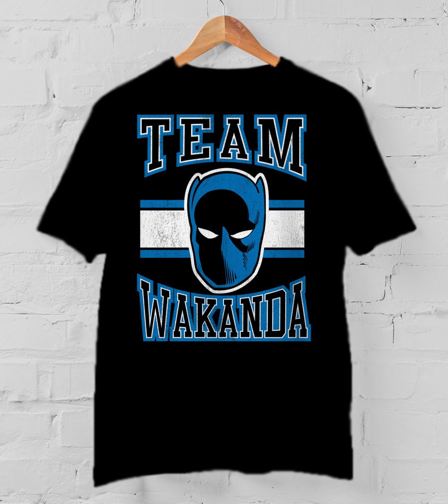 Team Wakanda Marvel Classic Black Panther T-Shirt