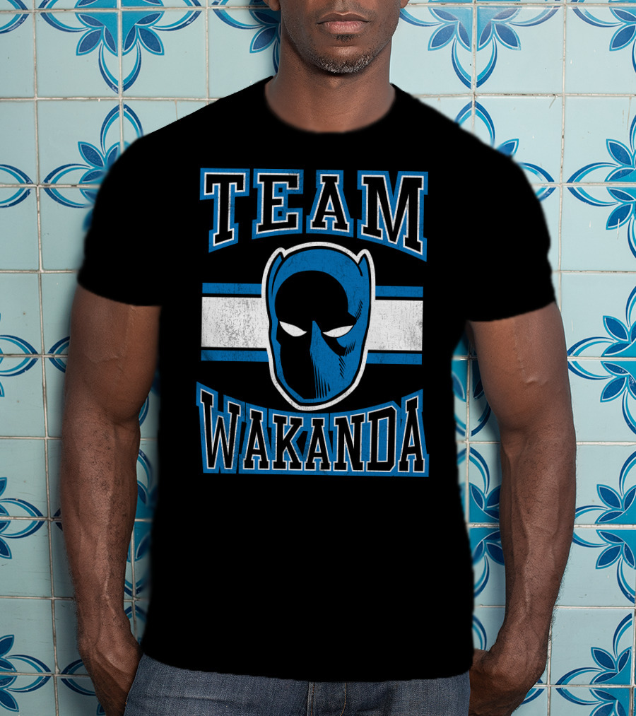 Team Wakanda Marvel Classic Black Panther T-Shirt