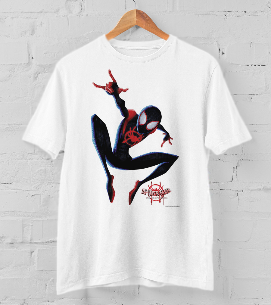 Spider-Man Into The Spiderverse Miles Morales Marvel T-Shirt