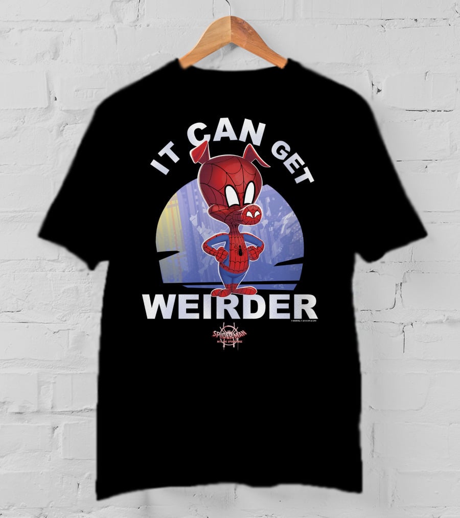 Marvel Spider-Man Into The Spider-Verse Spider-Ham It Can Get Weirder T-Shirt