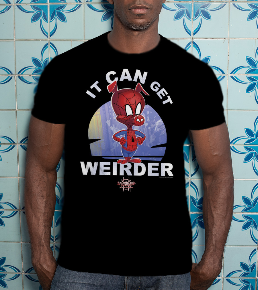 Marvel Spider-Man Into The Spider-Verse Spider-Ham It Can Get Weirder T-Shirt